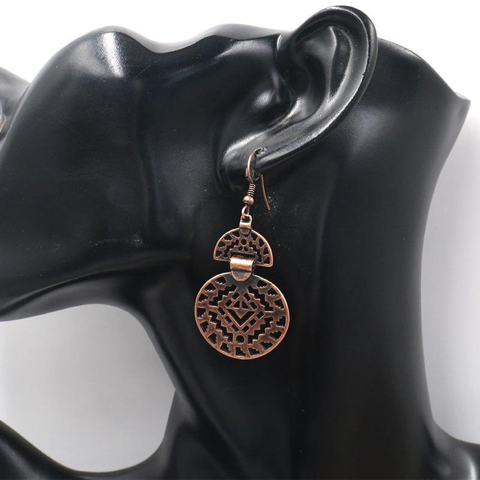 Bohemian Fashion Multilayer Alloy Scalloped Earrings