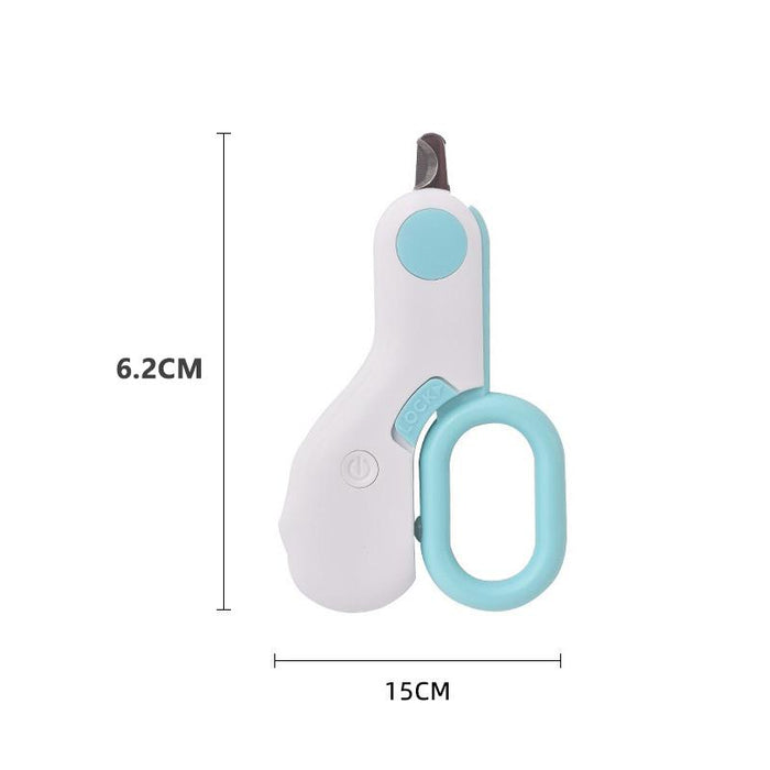 Mini Pet Nail Clipper with LED Light for Dog Cat Pet Claw Clipper