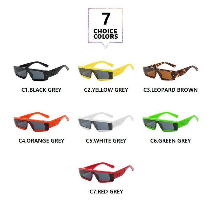 One piece color box Sunglasses