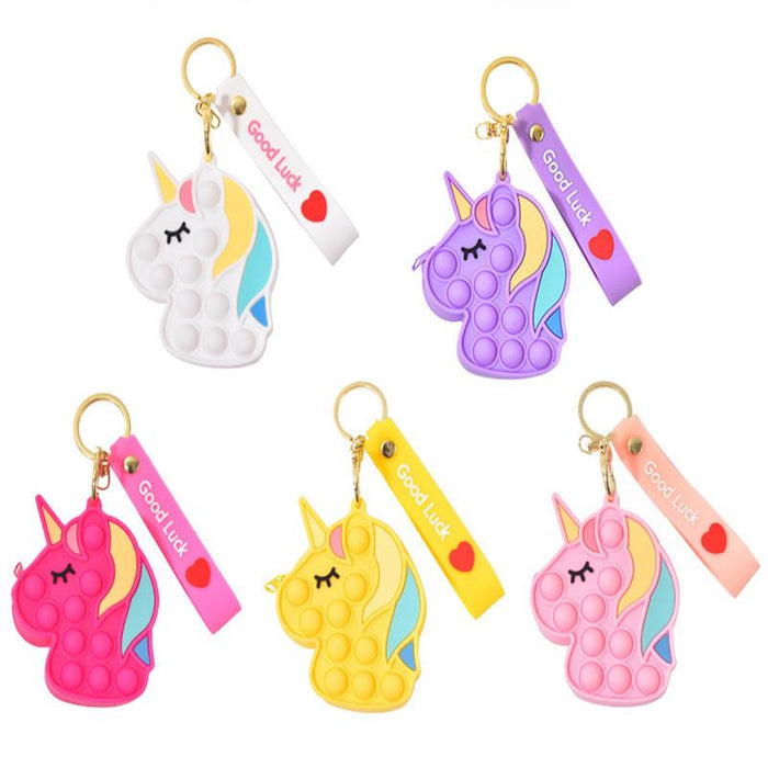 Pressure Squeeze Silicone Unicorn Toy