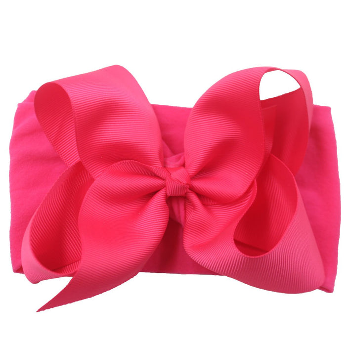 Bow headband nylon headband