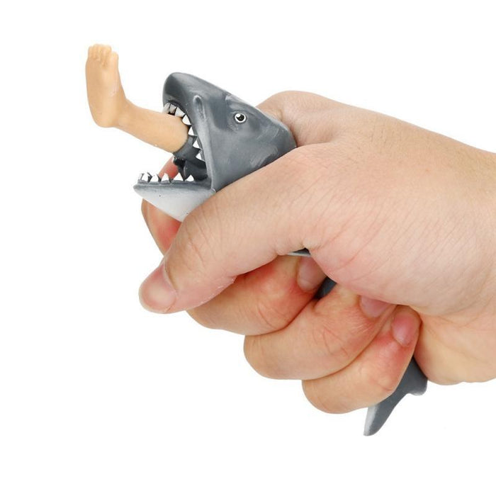 Anti Stress Squeeze Toy Creative Biting Leg Shark Toy