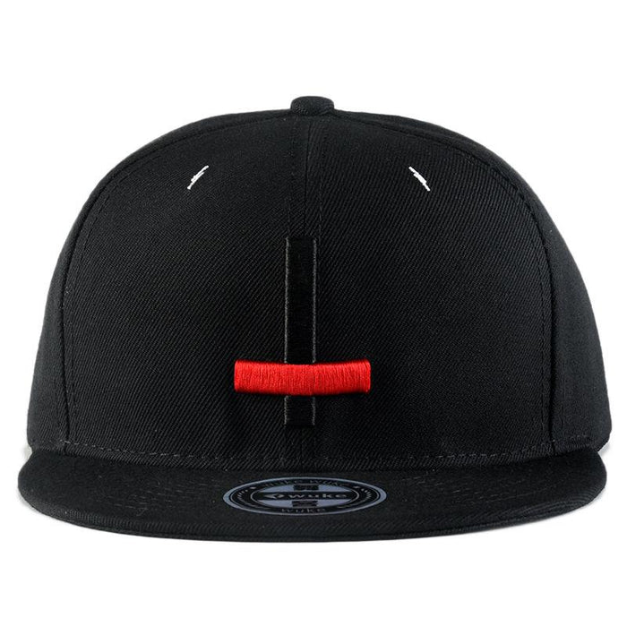 Trendy Hip Hop Cap Cross Embroidered Baseball Cap