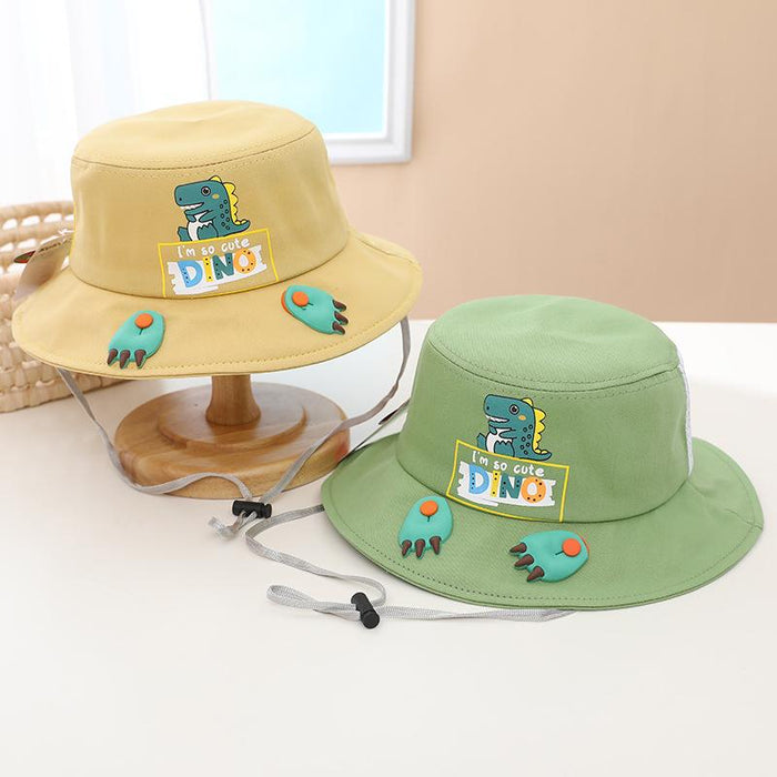 Summer Children's Dinosaur Foot Sunshade Mesh Hat