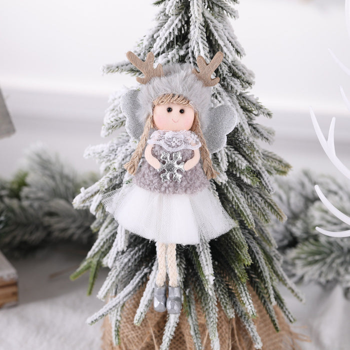 Christmas Decorations Angel Girl Ornaments Children Doll Gift