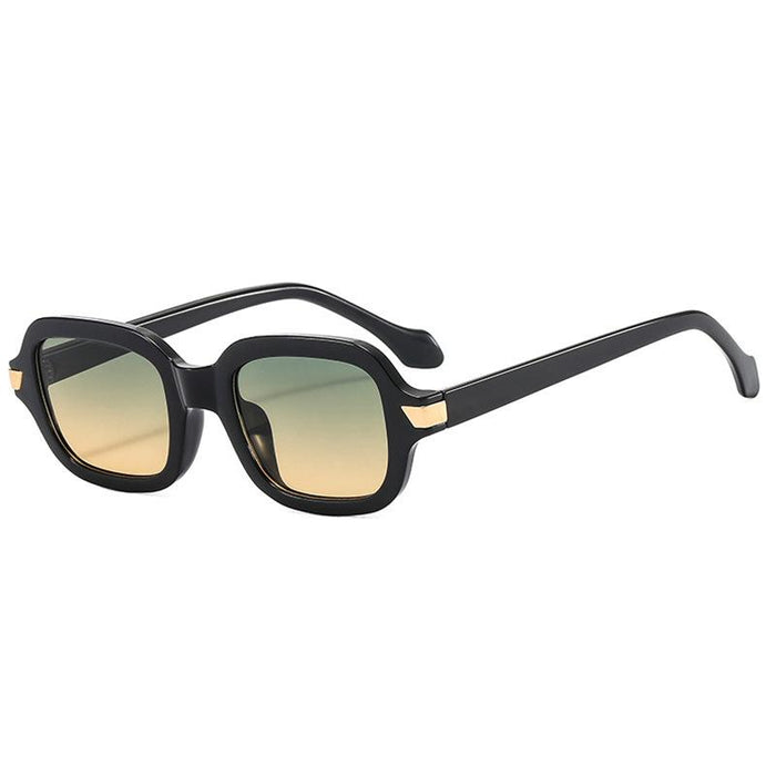 Square small frame color Sunglasses
