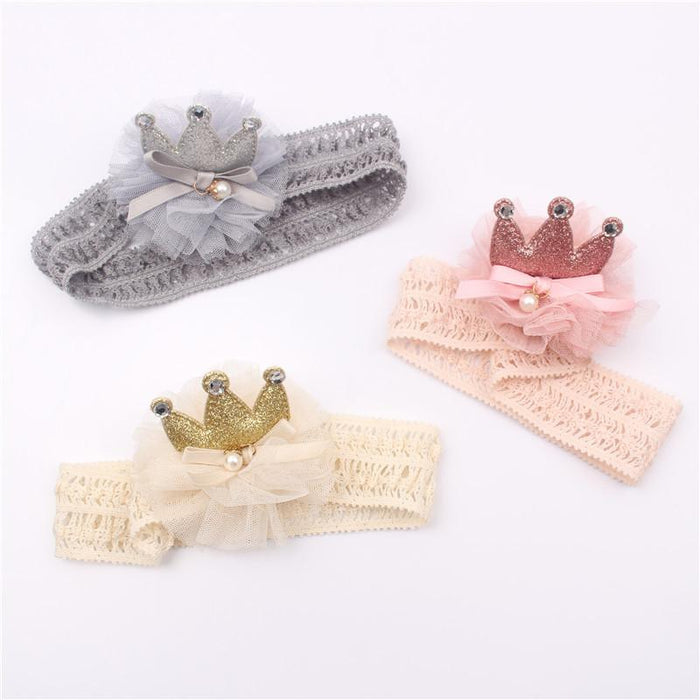 Baby's Crown Flower Headdress Hair Band