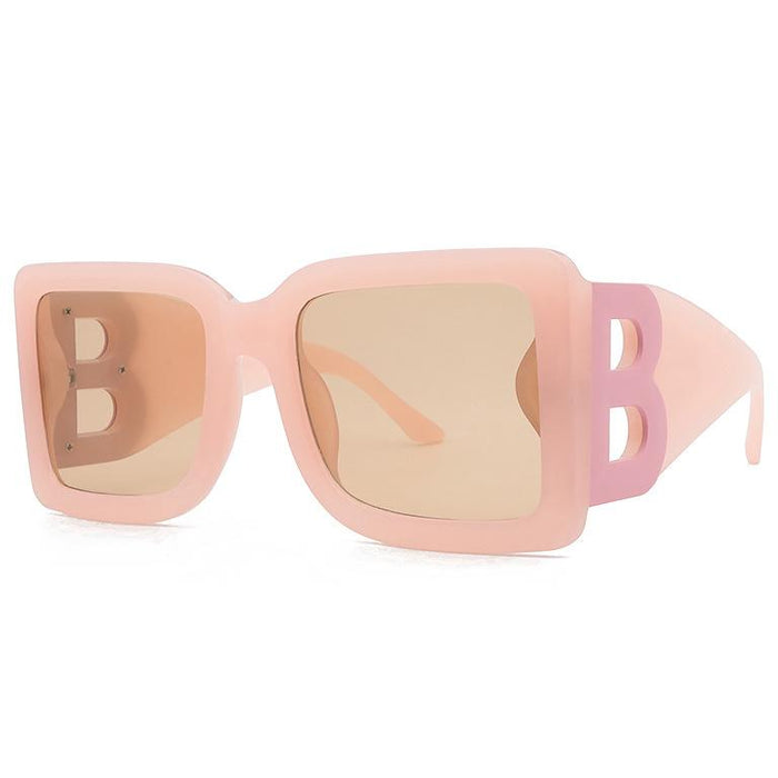 Large frame B letter Sunglasses