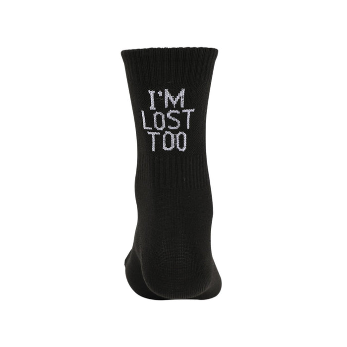 DON`T FOLLOW ME I AM LOST TOO Cotton Socks