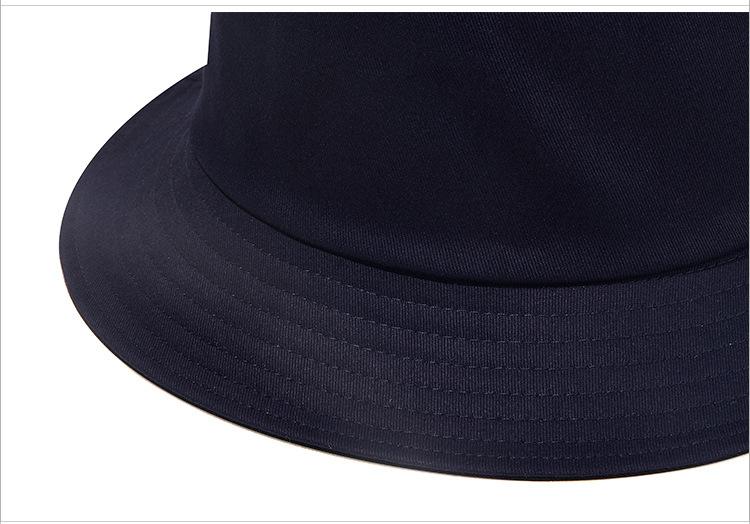 New Solid colour Double-sided Fisherman Hat Sun Hat