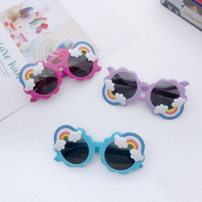 Children's glasses rainbow cartoon Sunglasses