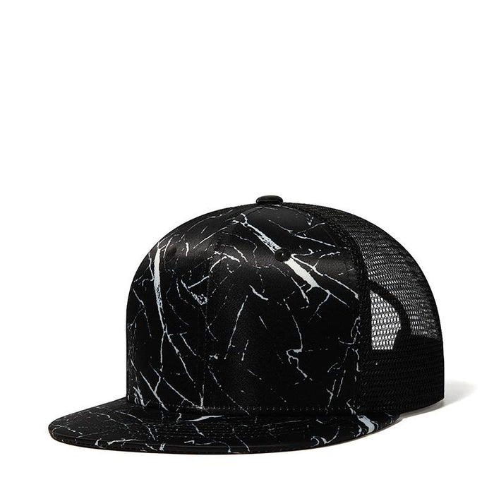New Hip Hop Fashion Striped Baseball Cap Mesh Cap