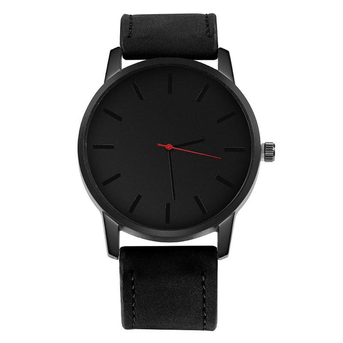 Men's Watch Fashion Leather Quartz Wristwatch