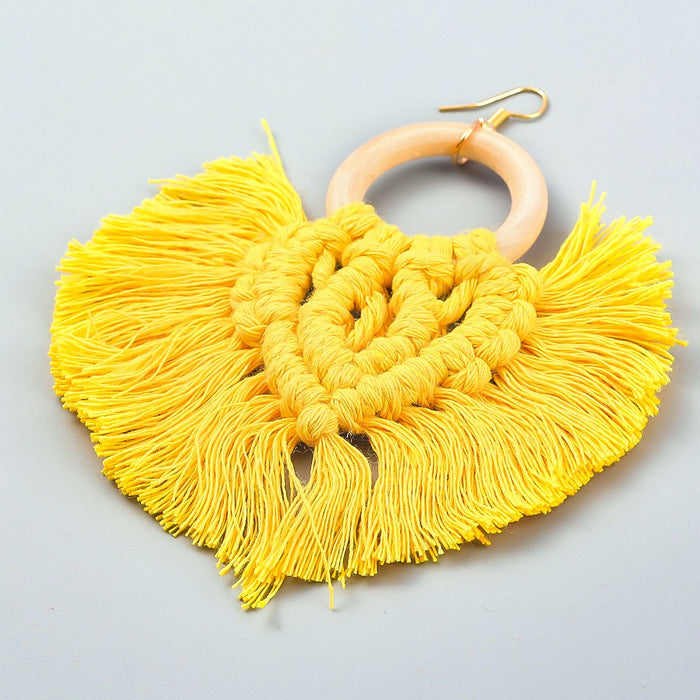 Women's Bohemian Handmade Tassel Earrings