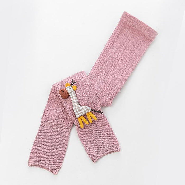 1 to 8 Years Deer Girl Trousers Cotton Leggings