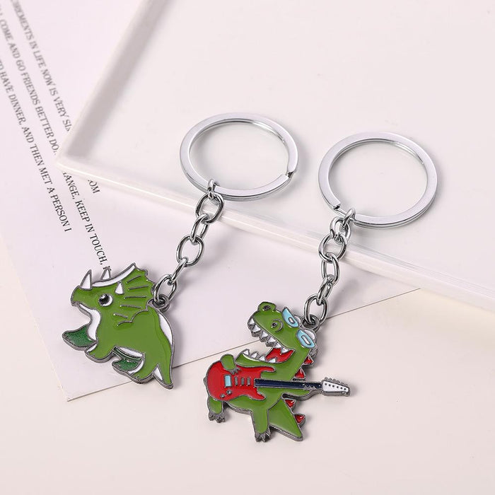 Creative Fashion Dinosaur Metal Keychain