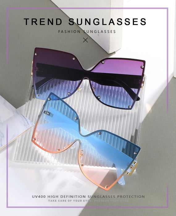 Gradient cat's Eye Sunglasses Retro