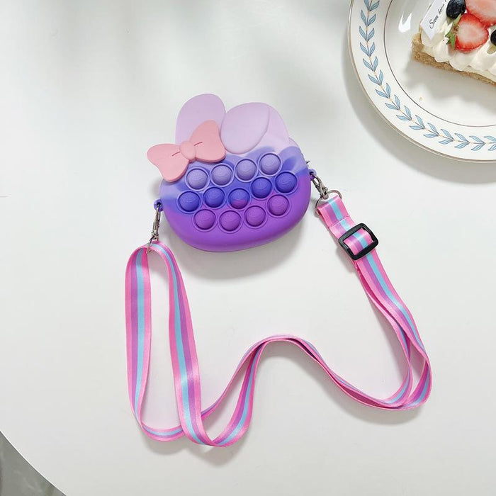 Bow powder diagonal bag toy
