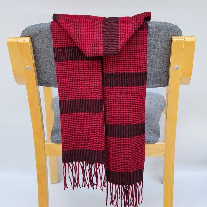 Classic Lattice Soft Scarf Cashmere Plaid Scarves