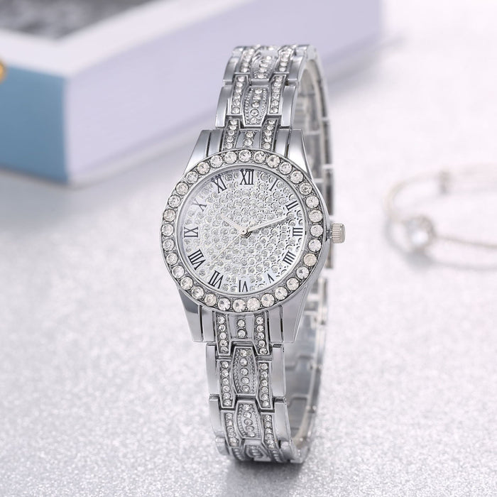 New Stainless Steel Women Wristwatch Quartz Fashion Casual Clock LLZ20014