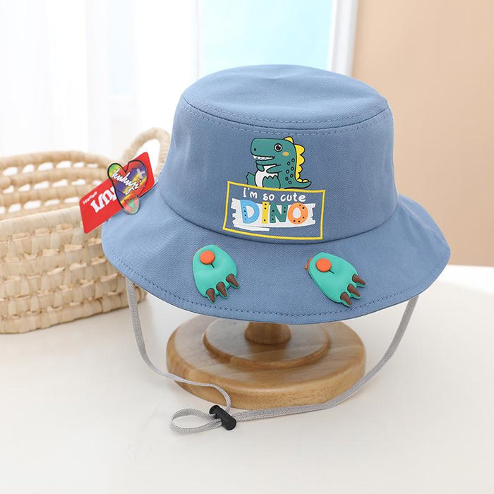 Summer Children's Dinosaur Foot Sunshade Mesh Hat