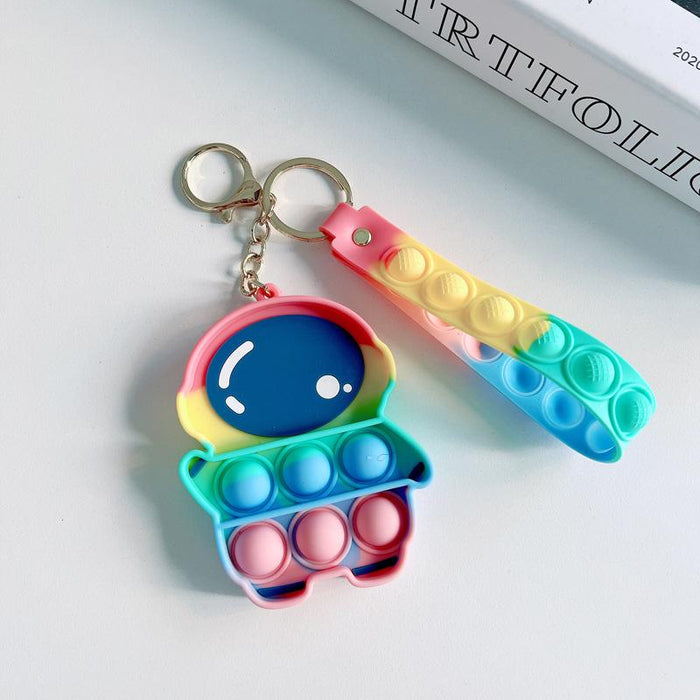 Bag decoration decompression toy key chain