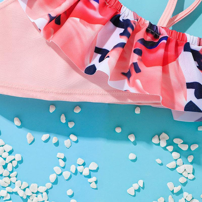 Girls' Fashion SWIMSUIT SET Bikini Split Swimsuit 2-piece Set