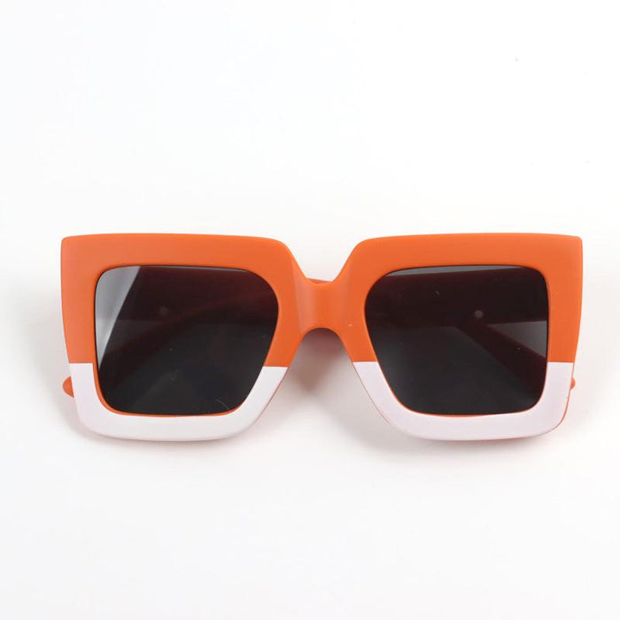 Children's Sunglasses color matching wide edge frame