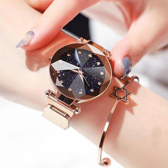 Starry Sky Quartz Women Wristwatch