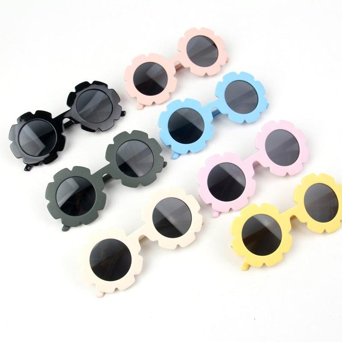 Children's Sunglasses flower glasses UV Scrub