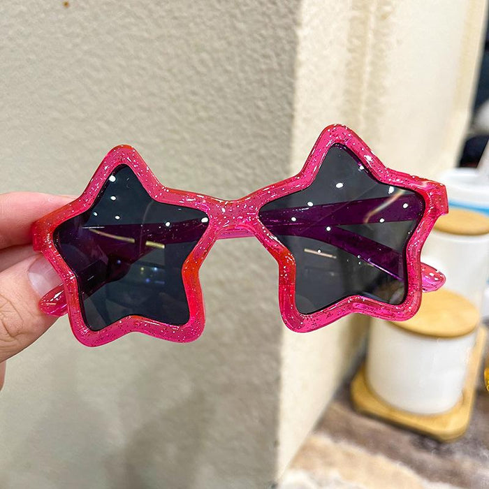 Children's colorful starlight sunglasses and sunglasses