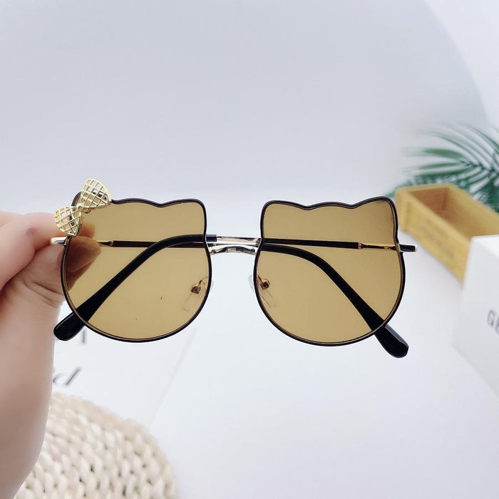 Children's sunglasses metal sunglasses
