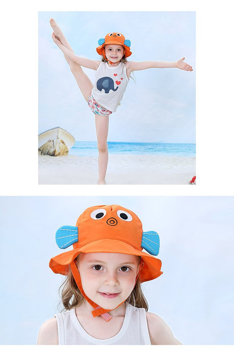 Summer Children's Cute Cartoon Baby Outdoor Sunscreen Hat