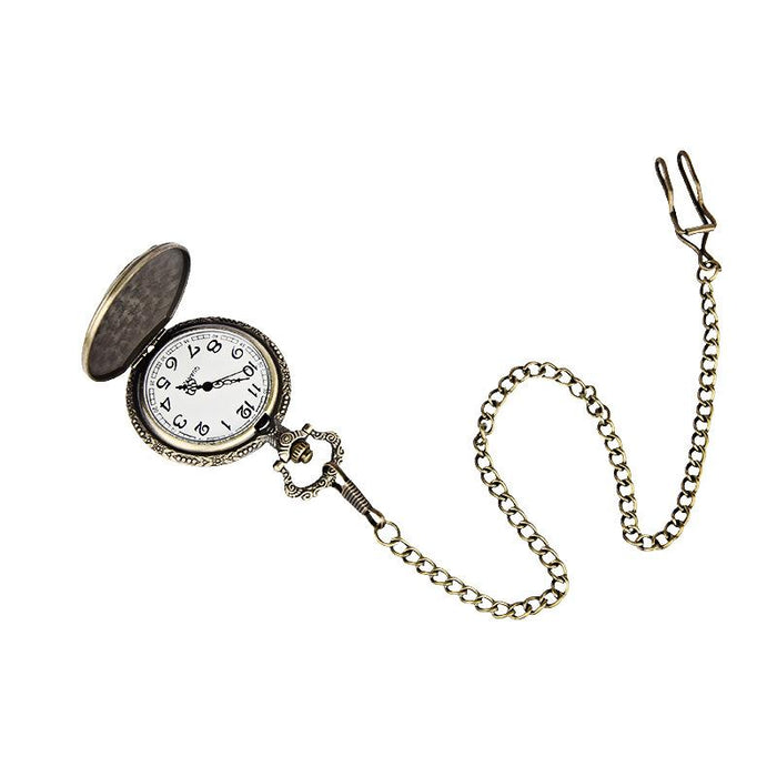 Retro Nostalgic Relief Carp Pocket Watch Ll3699