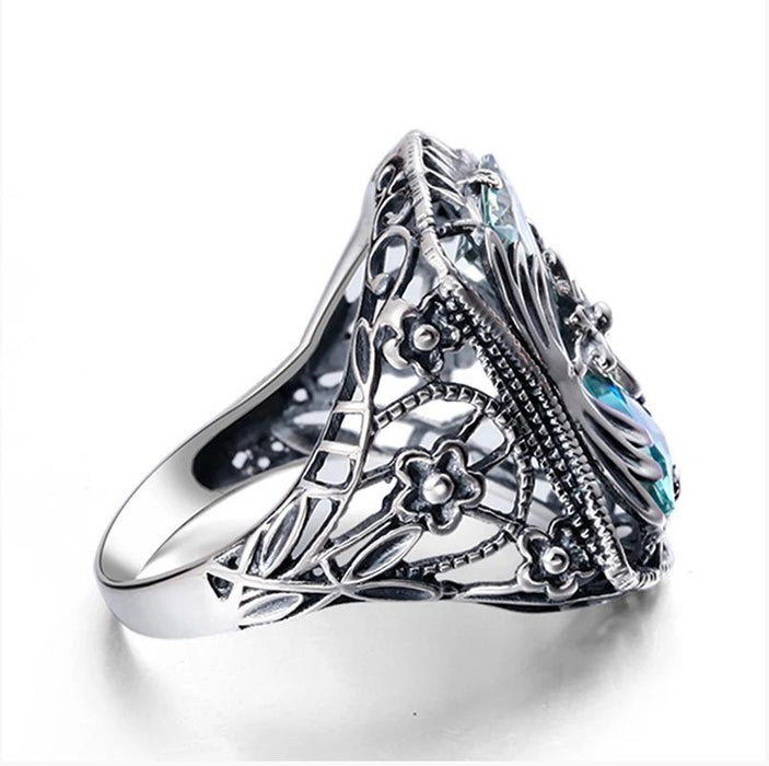 Women's Exquisite Zircon Inlaid Ring