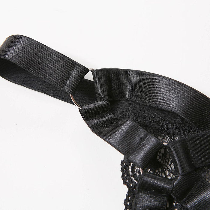 Women's Sexy Lace Lingerie Triangle Cup Underwear Set