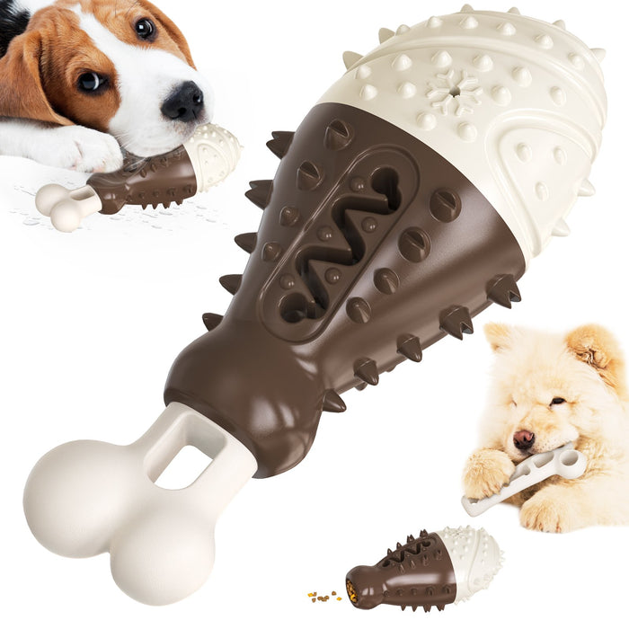 Dog Toy Chewing Teeth Interactive Missing Feeding Toothbrush