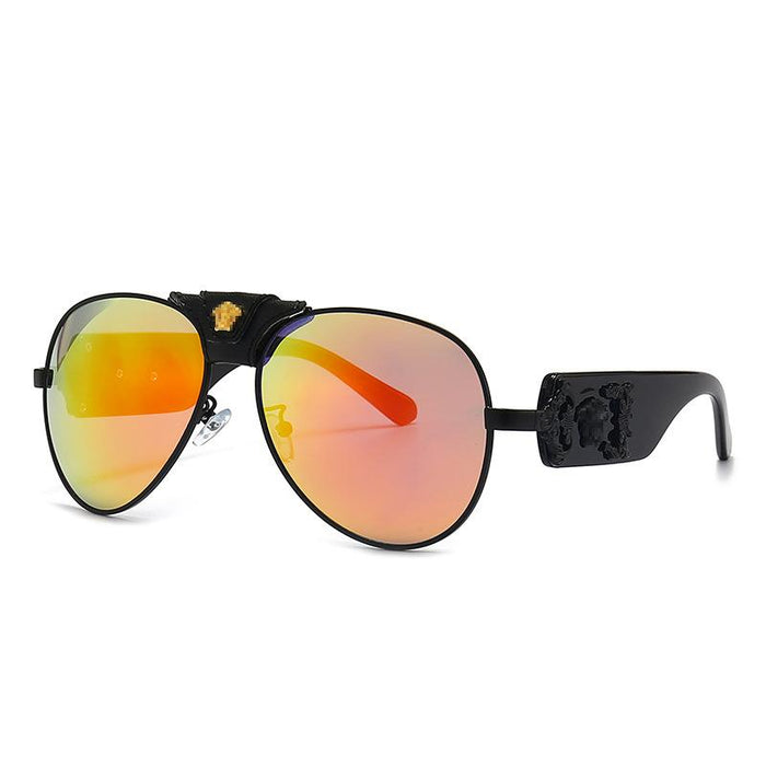 Retro men's and women's Metal Sunglasses