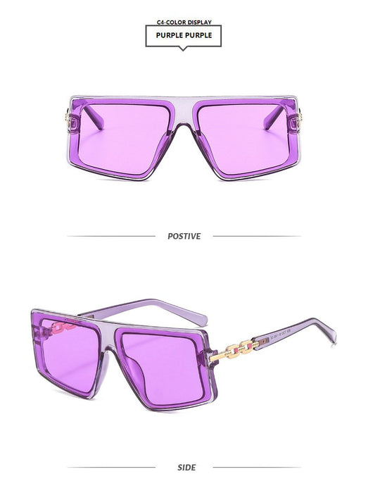 Metal irregular Sunglasses