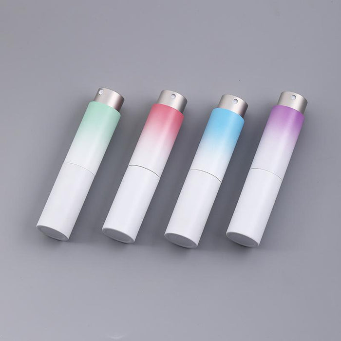 8ml Rotary Sub Bottles, Glass Jar, Gradual Change Color Bottle, Cosmetic Package, Oral Spray Sample, Empty Bottle