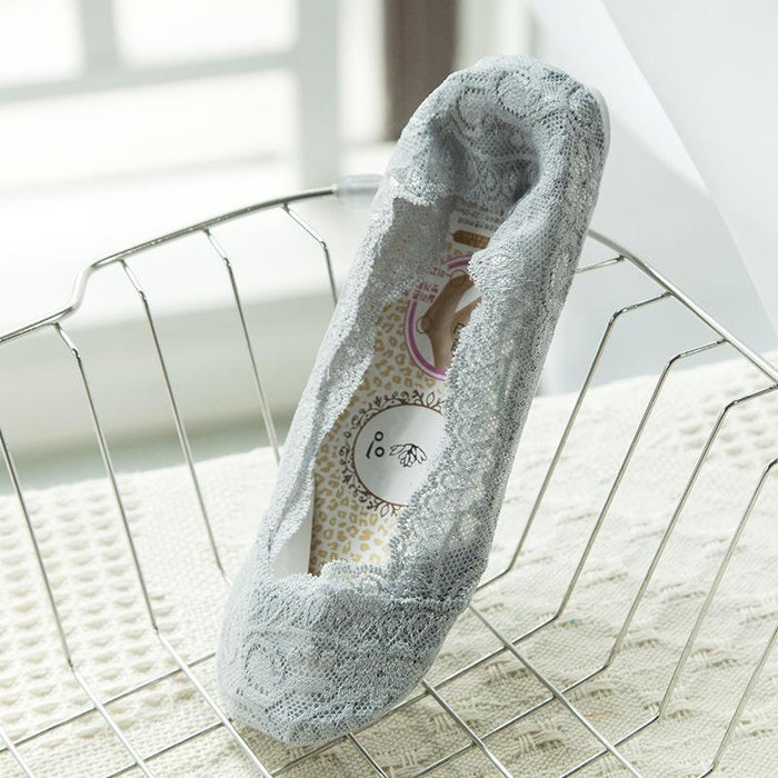 New Lace Invisible Socks Leisure Women's Boat Socks