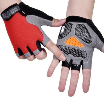 Anti Slip Shock Breathable Half Finger Gloves