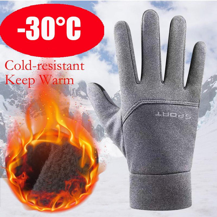 Warm Winter Gloves for Men Touchscreen Waterproof Windproof Gloves