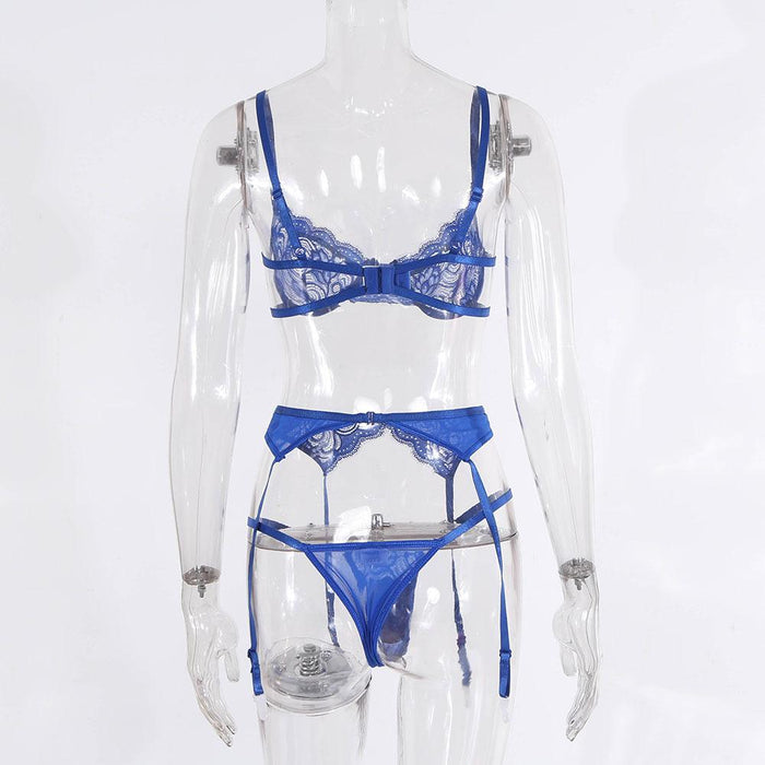 Women's Sexy Lingerie Backless Garter Underwear Set