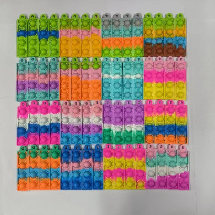 Children Silicone Vertical Keychain Pendant