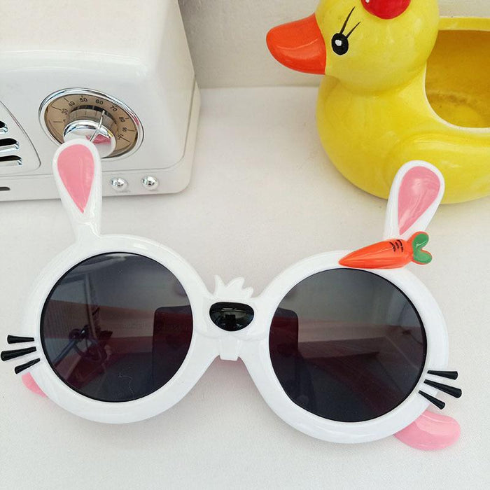 Cute Little Rabbit Silicone Cartoon Children's Sunglasses