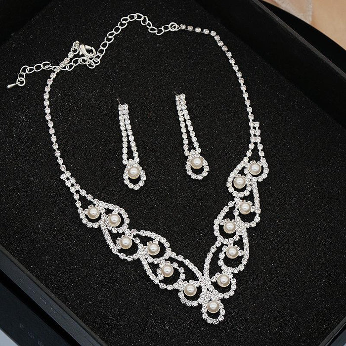 Fashionable and Versatile Women's Necklace Earring Jewelry Set