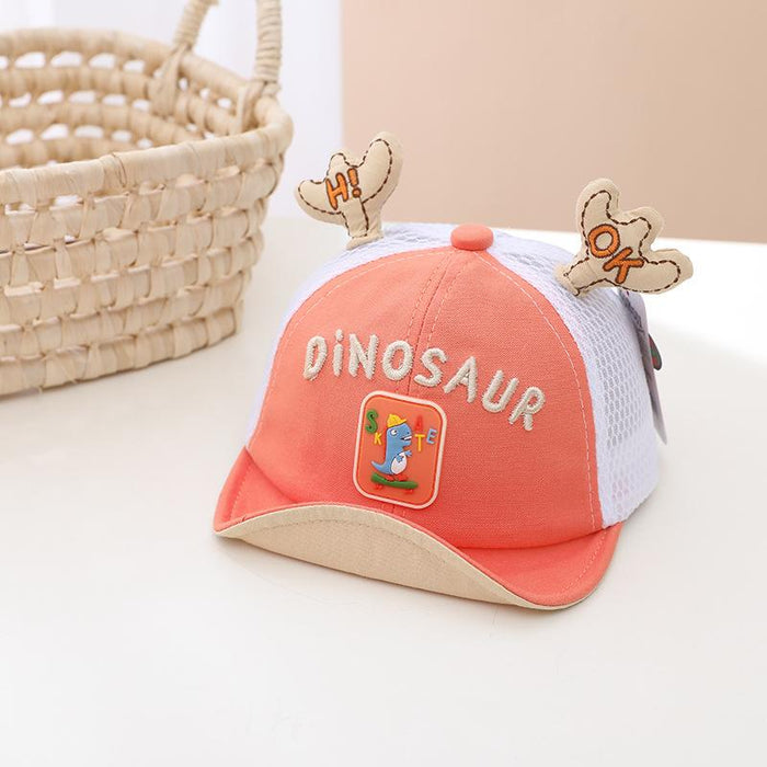 Summer Cute Dinosaur Antlers Children n Baby's Net Cap