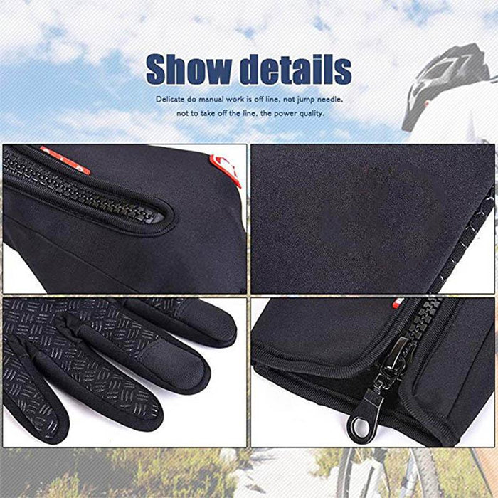 2022 Winter Gloves For Men Waterproof Windproof Cold Gloves