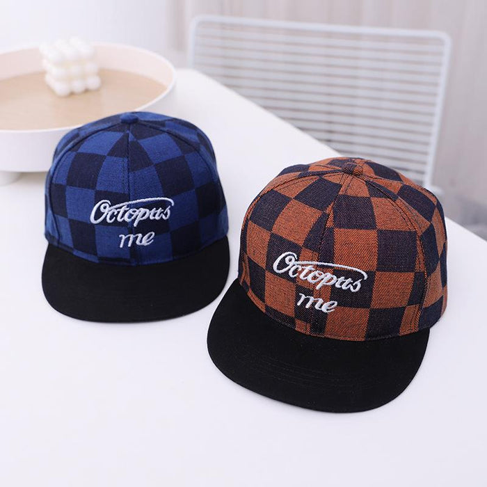 Summer Thin Sun Protection Adjustable Flat Brim Children's Cap